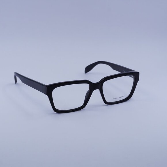 Alexander McQueen AM0332O 002 Eyeglasses Black 54mm Square Frame - Picture 6 of 10